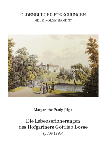 Oldenburger Forschungen Band 33 Titelbild