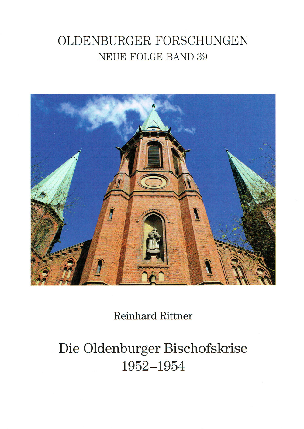Oldenburger Forschungen Band 39 Titelbild